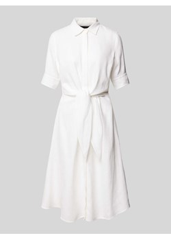 Sukienka lniana o długości midi model ‘WAKANA’ ze sklepu Peek&Cloppenburg  w kategorii Sukienki - zdjęcie 171297148