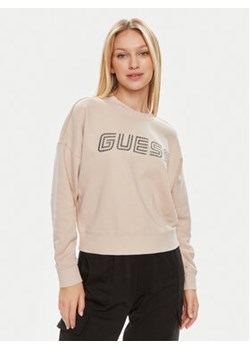 Guess Bluza Skylar V4GQ07 K8802 Biały Regular Fit ze sklepu MODIVO w kategorii Bluzy damskie - zdjęcie 171297546