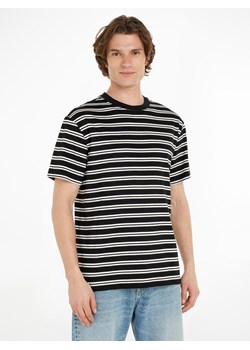 TOMMY JEANS Koszulka w kolorze czarno-białym ze sklepu Limango Polska w kategorii T-shirty męskie - zdjęcie 171298066
