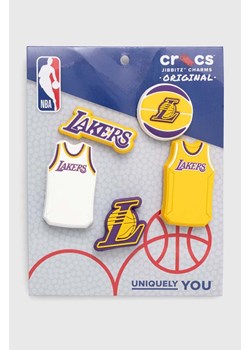 Crocs przypinki do obuwia JIBBITZ NBA Los Angeles Lakers 5-pack 10011275 ze sklepu PRM w kategorii Przypinki - zdjęcie 171298448