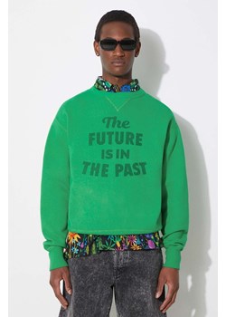 Human Made bluza bawełniana Tsuriami Sweatshirt męska kolor zielony z nadrukiem HM27CS026 ze sklepu PRM w kategorii Bluzy męskie - zdjęcie 171298518