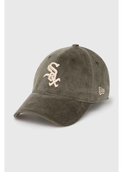 New Era czapka z daszkiem 9Forty Chicago White Sox kolor zielony z aplikacją 60435067 ze sklepu PRM w kategorii Czapki z daszkiem męskie - zdjęcie 171298567
