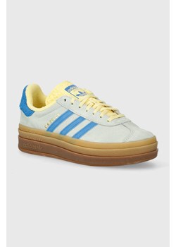 adidas Originals sneakersy zamszowe Gazelle Bold W kolor niebieski IE0430 ze sklepu PRM w kategorii Buty sportowe damskie - zdjęcie 171298699