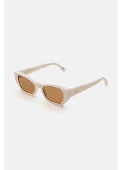 Retrosuperfuture okulary przeciwsłoneczne Amata kolor beżowy AMATA.KF4 ze sklepu PRM w kategorii Okulary przeciwsłoneczne damskie - zdjęcie 171298825