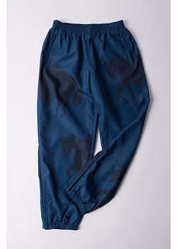 by Parra spodnie Sweat Horse Track Pants kolor granatowy proste medium waist 51237 ze sklepu PRM w kategorii Spodnie damskie - zdjęcie 171298967