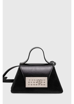 MM6 Maison Margiela torebka Numeric Bag Mini kolor czarny SB6ZI0012 ze sklepu PRM w kategorii Listonoszki - zdjęcie 171299046