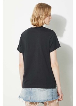 New Balance t-shirt bawełniany Sport Essentials damski kolor czarny WT41502BK ze sklepu PRM w kategorii Bluzki damskie - zdjęcie 171299109