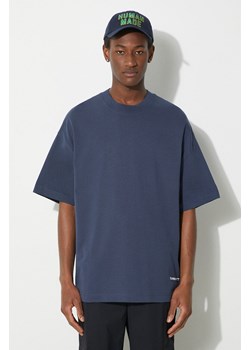 Carhartt WIP t-shirt bawełniany S/S Link Script męski kolor niebieski gładki I031373.981XX ze sklepu PRM w kategorii T-shirty męskie - zdjęcie 171299168