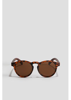 H & M - Owalne okulary przeciwsłoneczne - Beżowy ze sklepu H&M w kategorii Okulary przeciwsłoneczne dziecięce - zdjęcie 171299229