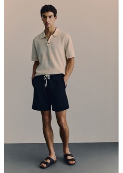 H & M - Waflowe szorty Regular Fit - Niebieski ze sklepu H&M w kategorii Spodenki męskie - zdjęcie 171299735