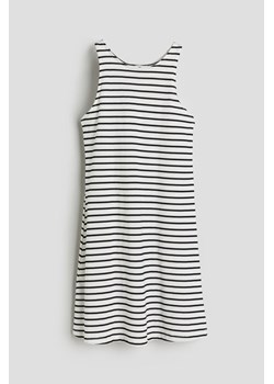 H & M - Dżersejowa sukienka bez rękawów - Biały ze sklepu H&M w kategorii Sukienki dziewczęce - zdjęcie 171299736