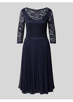 Sukienka koktajlowa o długości do kolan z obszyciem koronką ze sklepu Peek&Cloppenburg  w kategorii Sukienki - zdjęcie 171301907