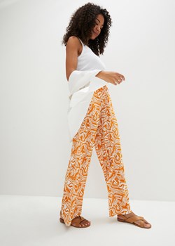 Szerokie spodnie wzorzyste ze sklepu bonprix w kategorii Spodnie damskie - zdjęcie 171302527