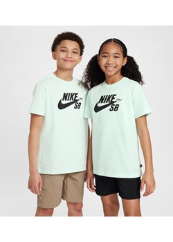 T-shirt dla dużych dzieci Nike SB - Zieleń ze sklepu Nike poland w kategorii Bluzki dziewczęce - zdjęcie 171302675
