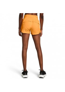 Damskie spodenki do biegania Under Armour UA Launch Pro 3'' Shorts - pomarańczowe ze sklepu Sportstylestory.com w kategorii Szorty - zdjęcie 171308515