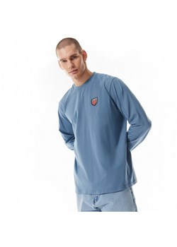 Męski longsleeve basic Prosto Triz - niebieski ze sklepu Sportstylestory.com w kategorii T-shirty męskie - zdjęcie 171308765
