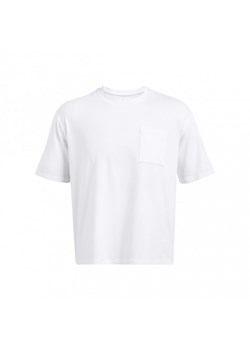 Męska koszulka treningowa Under Armour UA Meridian Pocket SS - biała ze sklepu Sportstylestory.com w kategorii T-shirty męskie - zdjęcie 171309616