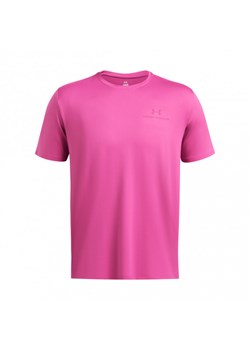 Męska koszulka treningowa Under Armour UA Rush Energy SS - różowa ze sklepu Sportstylestory.com w kategorii T-shirty męskie - zdjęcie 171310197