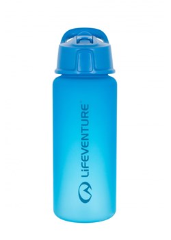 Butelka treningowa uniseks Lifeventure Flip-Top Water Bottle 750 ml - niebieska ze sklepu Sportstylestory.com w kategorii Bidony i butelki - zdjęcie 171310516