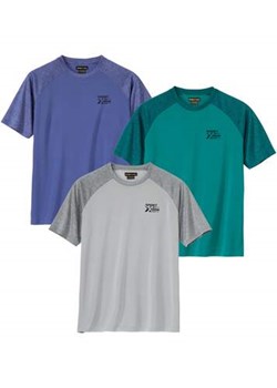 Zestaw 3 sportowych, stylowych koszulek ze sklepu Atlas For Men w kategorii T-shirty męskie - zdjęcie 171310838