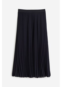 H & M - Plisowana spódnica z szyfonu - Niebieski ze sklepu H&M w kategorii Spódnice - zdjęcie 171313289