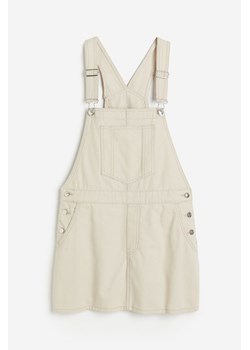 H & M - Dżinsowa spódnica na szelkach - Beżowy ze sklepu H&M w kategorii Spódnice - zdjęcie 171313335