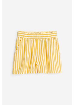 H & M - Lniane szorty - Żółty ze sklepu H&M w kategorii Szorty - zdjęcie 171313347