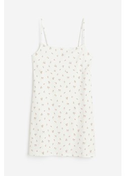 H & M - Trapezowa sukienka z dżerseju - Biały ze sklepu H&M w kategorii Sukienki - zdjęcie 171313386