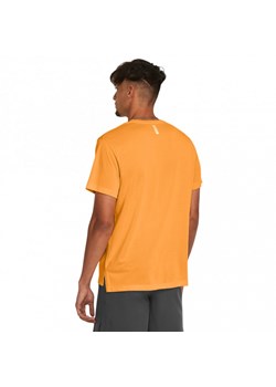 Męska koszulka do biegania Under Armour UA Launch Shortsleeve - pomarańczowa ze sklepu Sportstylestory.com w kategorii T-shirty męskie - zdjęcie 171316579