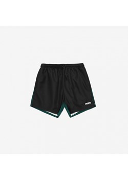 Męskie spodenki  plażowe Prosto Shorts Allo - czarne ze sklepu Sportstylestory.com w kategorii Spodenki męskie - zdjęcie 171316815