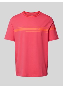 T-shirt z obszyciem w kontrastowym kolorze ze sklepu Peek&Cloppenburg  w kategorii T-shirty męskie - zdjęcie 171317096