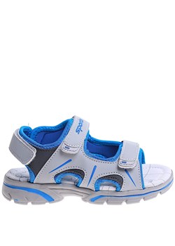 Szare sandały chłopięce na rzepy /D5-2 16032  T187/ ze sklepu Pantofelek24.pl w kategorii Sandały dziecięce - zdjęcie 171317755