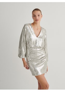 Reserved - Sukienka mini - beżowy ze sklepu Reserved w kategorii Sukienki - zdjęcie 171318115