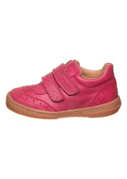 POM POM Skórzane sneakersy w kolorze różowym ze sklepu Limango Polska w kategorii Półbuty dziecięce - zdjęcie 171320086