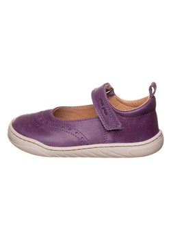 POM POM Skórzane buty w kolorze fioletowym do chodzenia na boso ze sklepu Limango Polska w kategorii Balerinki dziecięce - zdjęcie 171320426