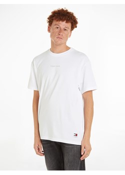 TOMMY JEANS Koszulka w kolorze białym ze sklepu Limango Polska w kategorii T-shirty męskie - zdjęcie 171320559