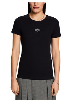 ESPRIT Koszulka w kolorze czarnym ze sklepu Limango Polska w kategorii Bluzki damskie - zdjęcie 171320798
