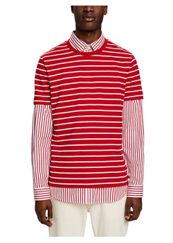 ESPRIT Koszulka w kolorze czerwono-białym ze sklepu Limango Polska w kategorii T-shirty męskie - zdjęcie 171320845