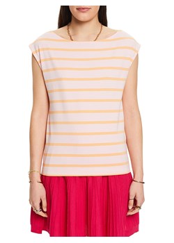 ESPRIT Koszulka w kolorze jasnoróżowo-pomarańczowym ze sklepu Limango Polska w kategorii Bluzki damskie - zdjęcie 171320909