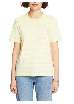 ESPRIT Koszulka w kolorze żółto-białym ze sklepu Limango Polska w kategorii Bluzki damskie - zdjęcie 171320945