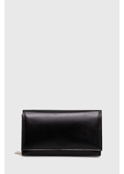 Answear Lab portfel skórzany damski kolor czarny ze sklepu ANSWEAR.com w kategorii Portfele damskie - zdjęcie 171324475