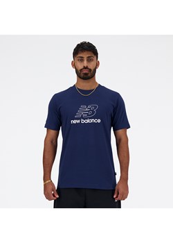 Koszulka męska New Balance MT41906NNY – granatowa ze sklepu New Balance Poland w kategorii T-shirty męskie - zdjęcie 171324606
