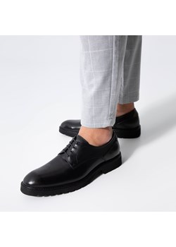 Męskie buty derby skórzane z kontrastową wstawką ze sklepu WITTCHEN w kategorii Półbuty męskie - zdjęcie 171325417
