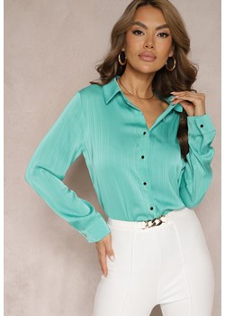 Zielona Klasyczna Koszula z Guzikami Pianelle ze sklepu Renee odzież w kategorii Koszule damskie - zdjęcie 171327959