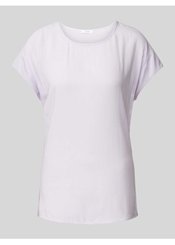 T-shirt z wiskozy w jednolitym kolorze model ‘Skita soft’ ze sklepu Peek&Cloppenburg  w kategorii Bluzki damskie - zdjęcie 171330839