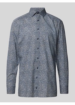 Koszula biznesowa o kroju modern fit ze wzorem na całej powierzchni ze sklepu Peek&Cloppenburg  w kategorii Koszule męskie - zdjęcie 171330887