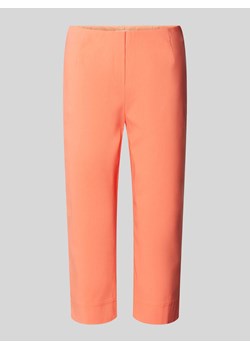 Spodnie capri w jednolitym kolorze model ‘INA’ ze sklepu Peek&Cloppenburg  w kategorii Spodnie damskie - zdjęcie 171330889