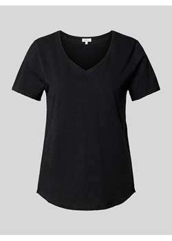 T-shirt z dekoltem w serek ze sklepu Peek&Cloppenburg  w kategorii Bluzki damskie - zdjęcie 171331085
