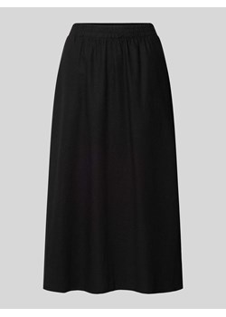 Spódnica lniana z elastycznym pasem model ‘Lava’ ze sklepu Peek&Cloppenburg  w kategorii Spódnice - zdjęcie 171331095