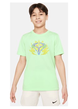 T-shirt dla dużych dzieci Dri-FIT Rafa - Zieleń ze sklepu Nike poland w kategorii T-shirty chłopięce - zdjęcie 171331586
